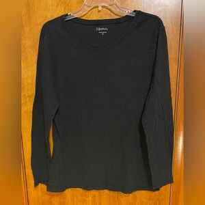 Relativity XL Long Sleeve Black Tee